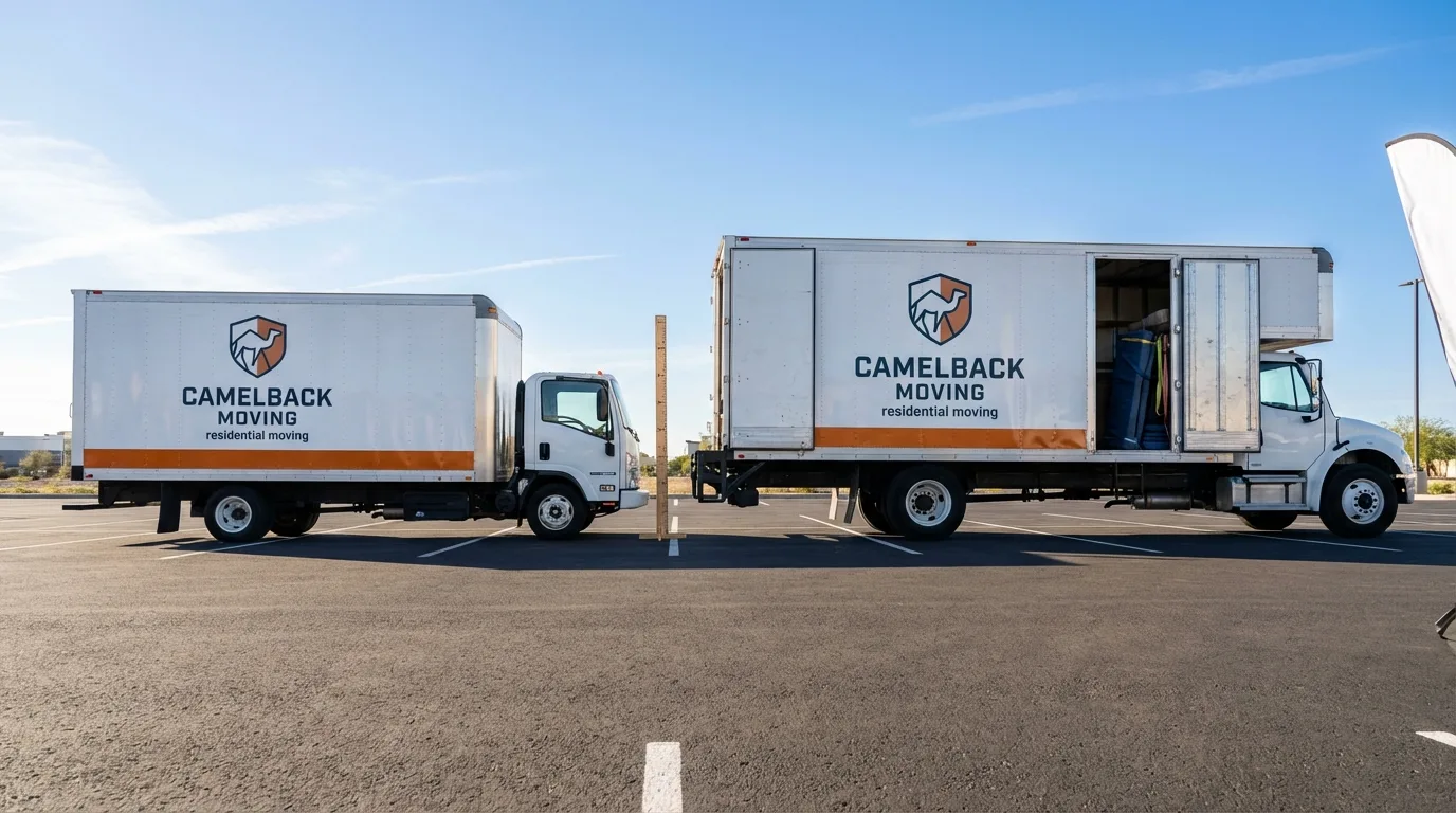 Moving truck size capacity guide in Hawley